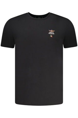 Aeronautica militare T-SHIRT ESTERNABILE UOMO NERO